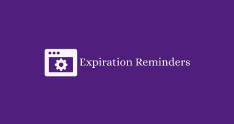 Expiration Reminders