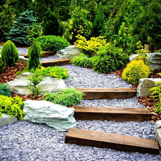 Grey Rock Landscape and Construction